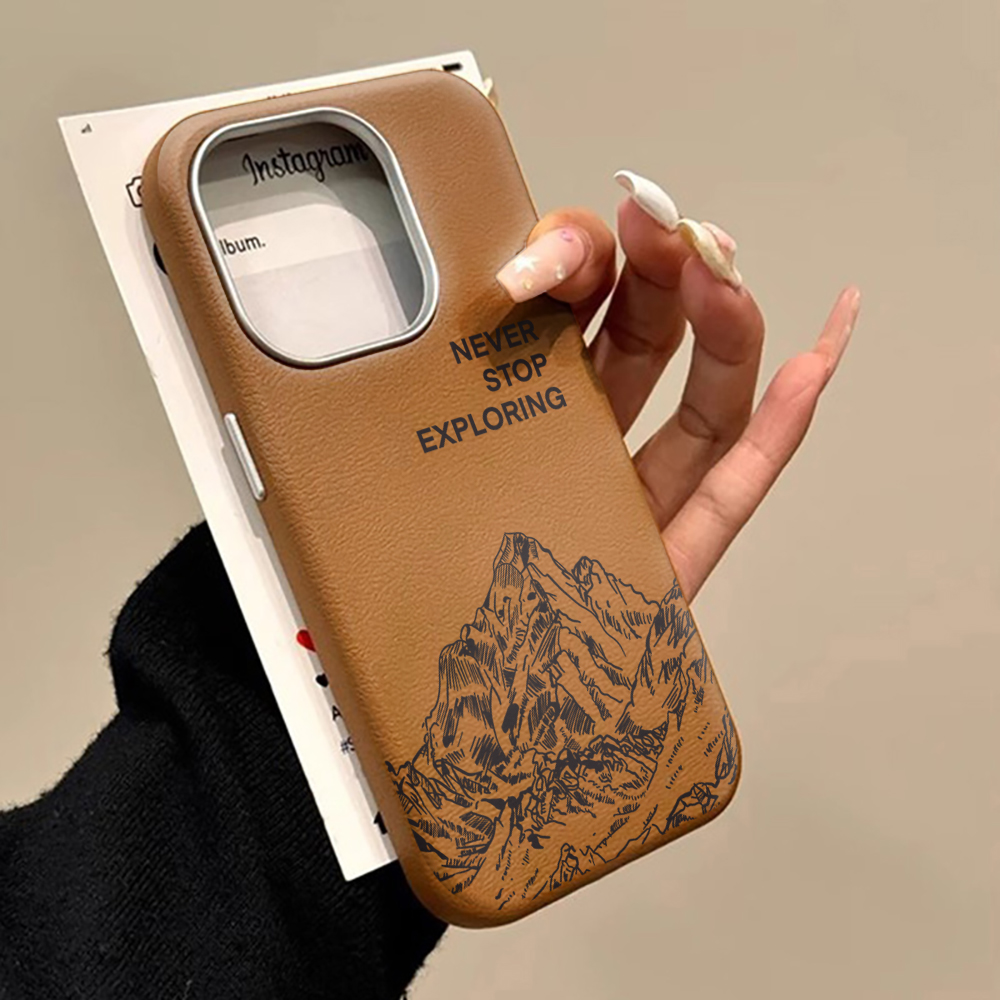 Samsung Galaxy S25 - 럭셔리 마운틴 심플 케이스 삼성 갤럭시